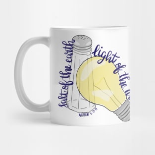 Salt and Light Bible Verse Christian Scripture Mug